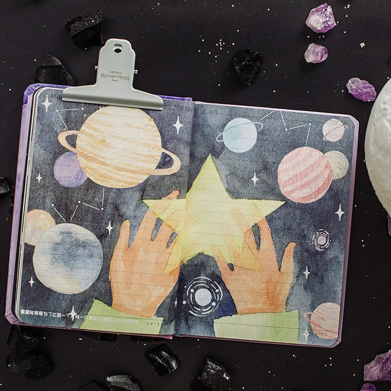 Hardback art notebook with Little Prince themed cover showing one of four available designs
