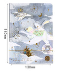 A5 hardcover notebook with butterfly series design and 196 colour pages measuring 130x180mm