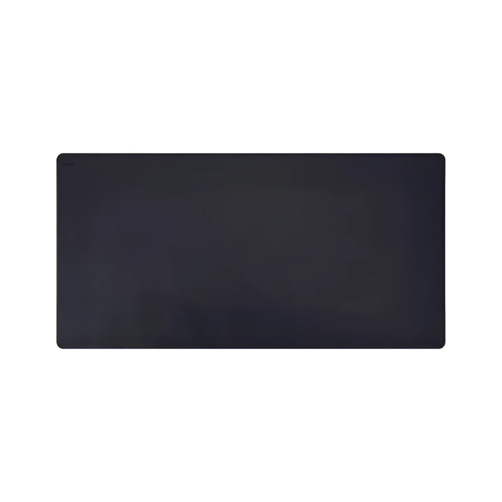 Extra large 800x400mm black gaming mouse pad with double-material waterproof construction on a desk