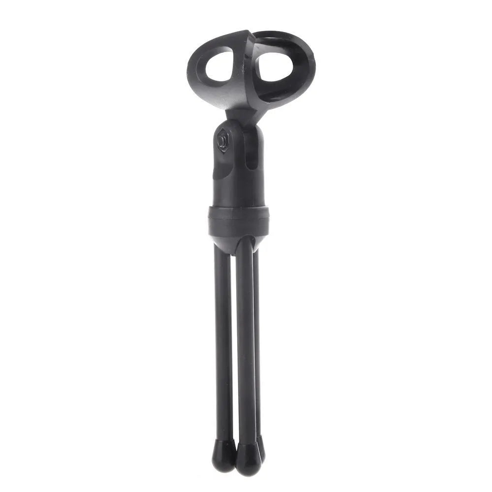 Black wired desktop microphone with adjustable mounting clip on a 1.85m cable.