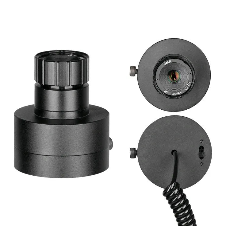 Digital night vision goggles with 5 inch LCD screen and infrared transmitter for 200 metre viewing distance