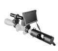 Digital night vision goggles with 5 inch LCD screen and infrared transmitter for 200 metre viewing distance