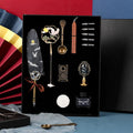 Calligraphy dip pen set with stainless steel nib crane feather head in gift box