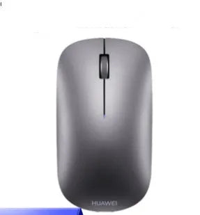 Huawei HWAF30 silver gray wireless Bluetooth optical mouse on a desk