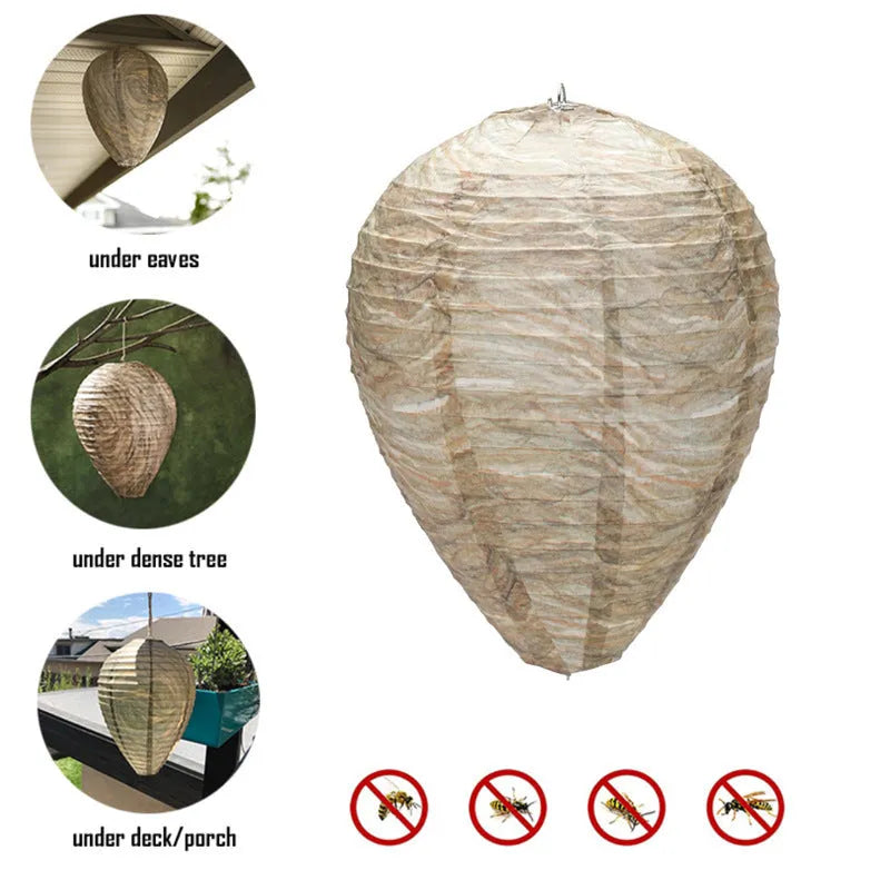 Paper beehive lantern with honeycomb structure, shown in assorted colours, measuring 22cm wide by 28cm high.
