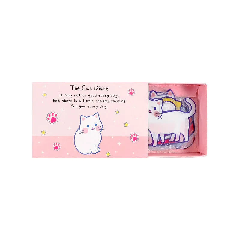 Little Haruhito Korean Ins Wind Box 20-piece stationery stickers in four animal designs