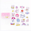 Little Haruhito Korean Ins Wind Box 20-piece stationery stickers in four animal designs