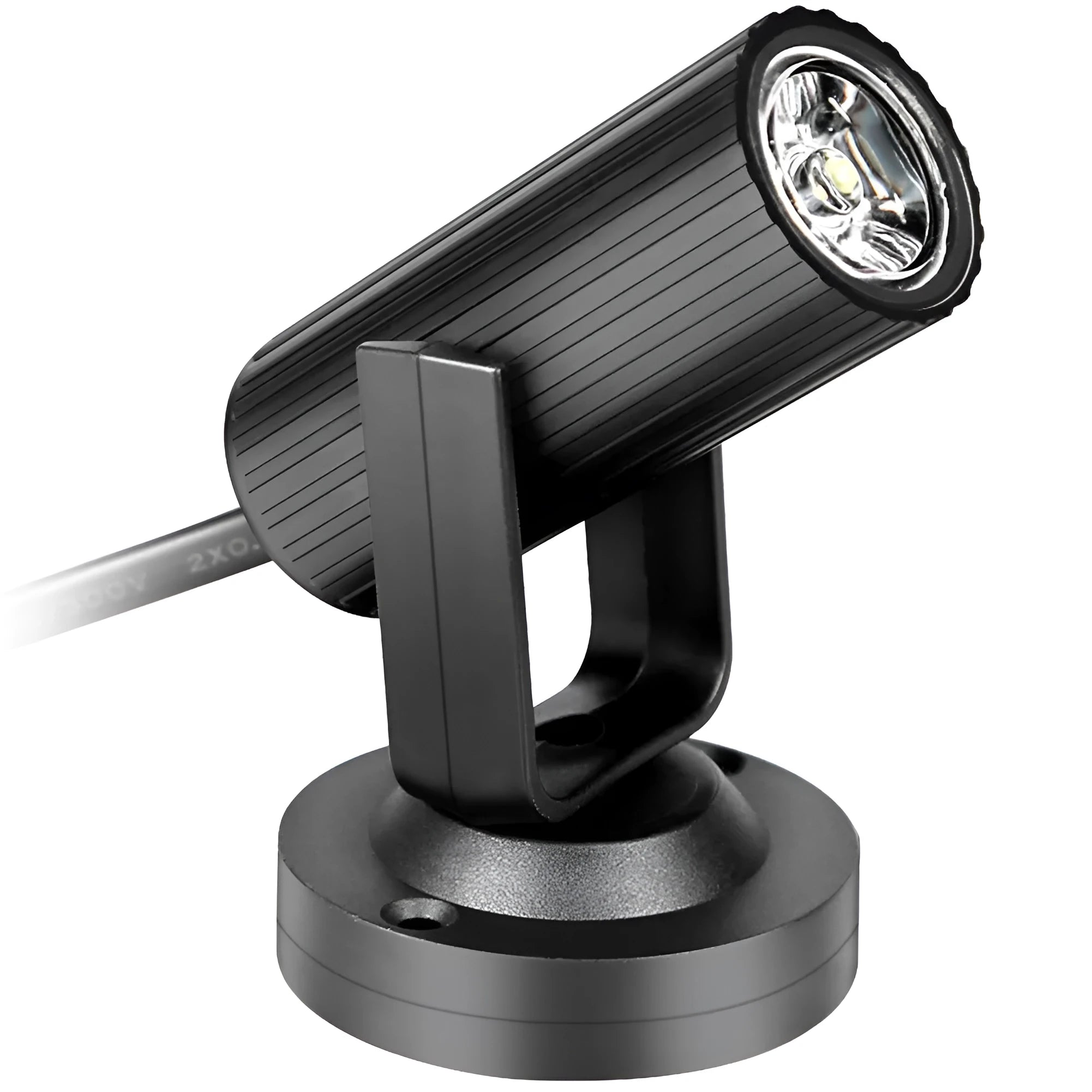 Black plastic 1W RGBW LED stage spotlight for beam lighting effects