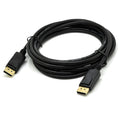 Black 1.8m DP male to DP male DisplayPort extension cable for TV