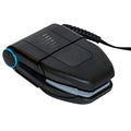 Portable travel folding mini electric iron with mechanical controls and dual temperature settings