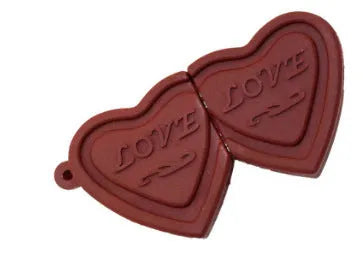 Cartoon PVC chocolate USB flash drive in simulation dove chocolate shape with write protection switch