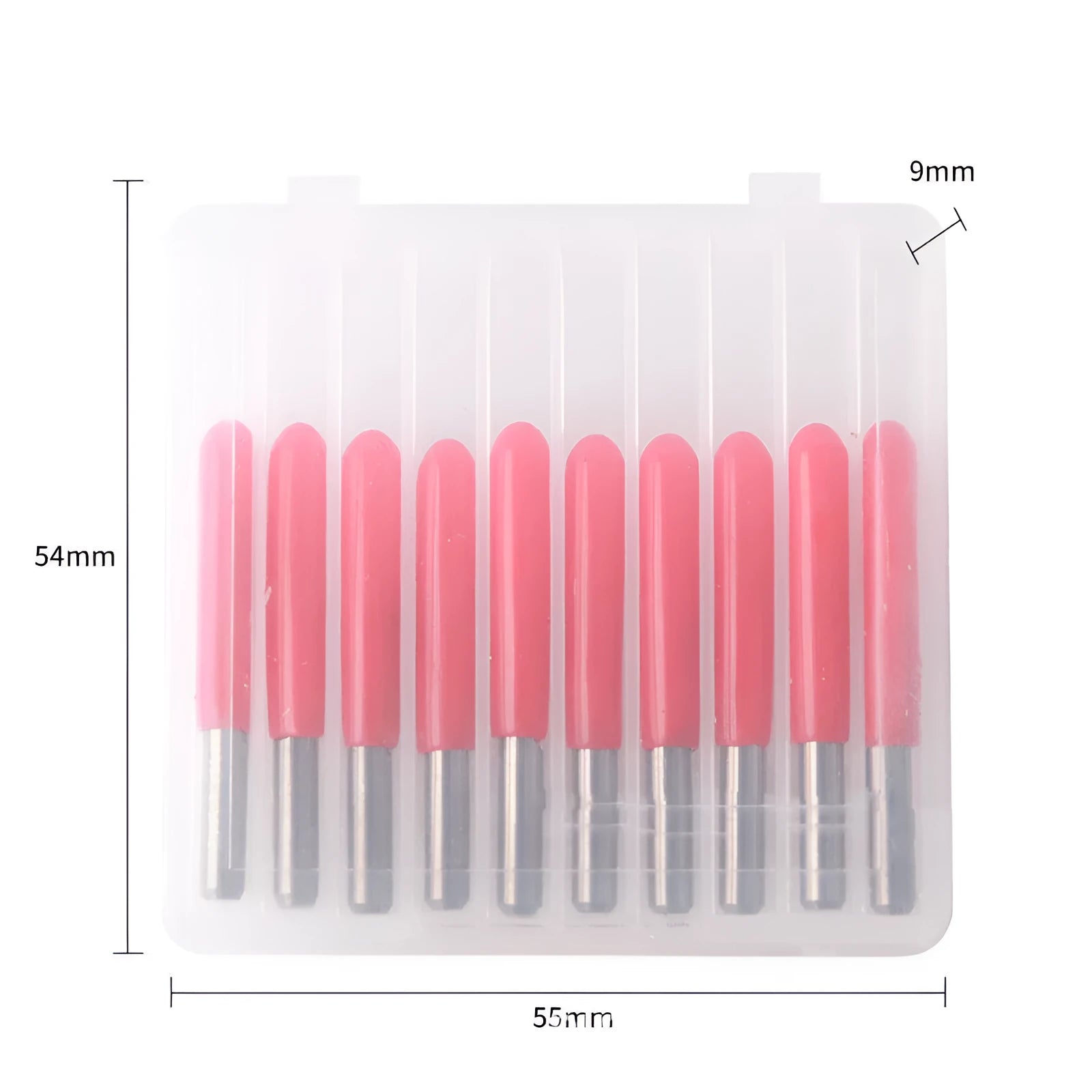 Ten tungsten steel engraving knife blades with 45-degree angle for acrylic milling