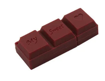 Cartoon PVC chocolate USB flash drive in simulation dove chocolate shape with write protection switch