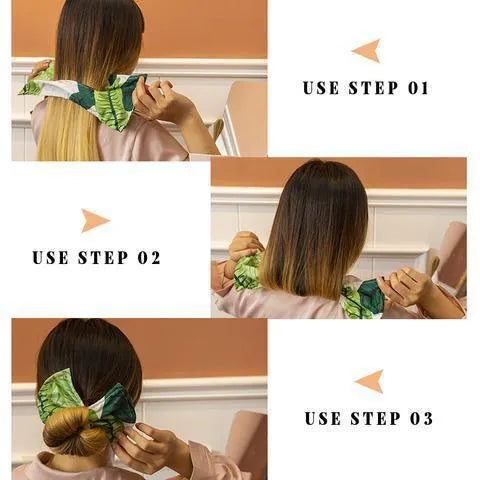 Ladies cotton woven retro headband with bowknot in various colour sets