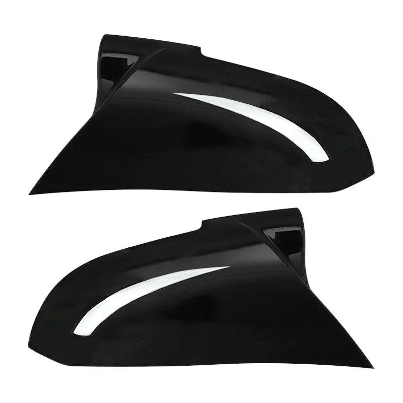Bright black BMW rearview mirror shell pair for 1 2 3 4 Series F20 F30 M2