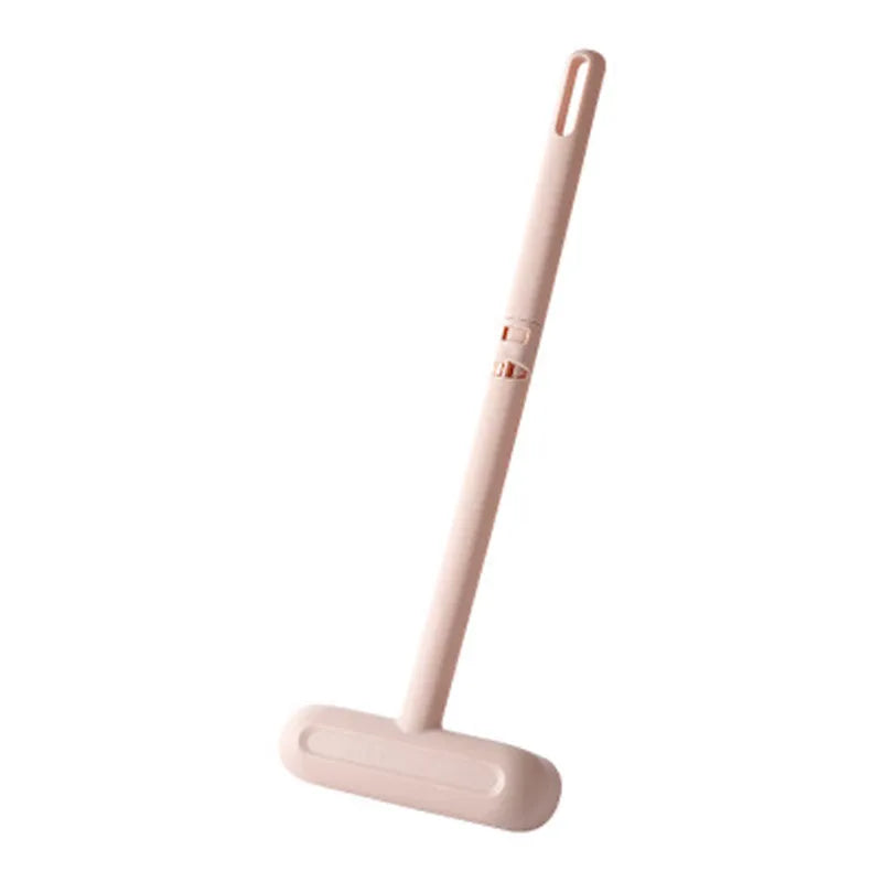 Household long-handled screen window cleaning brush in white, 52x20cm plastic double-sided wipe tool