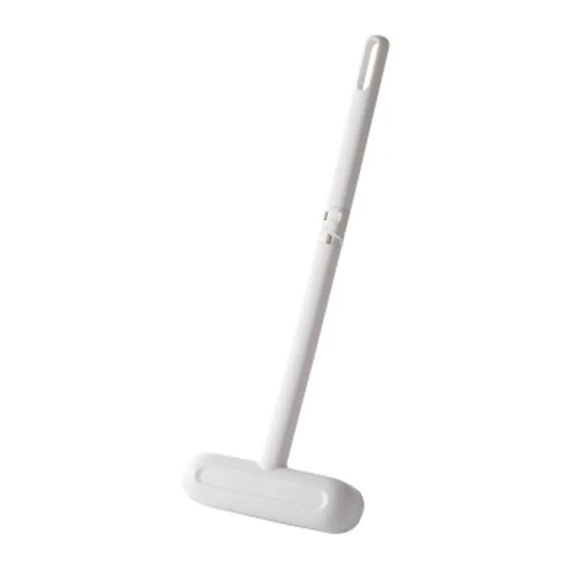Household long-handled screen window cleaning brush in white, 52x20cm plastic double-sided wipe tool