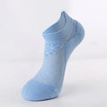 Men's terry wear-resistant sports socks in combed cotton, grid pattern, one size, multiple colours including black and white
