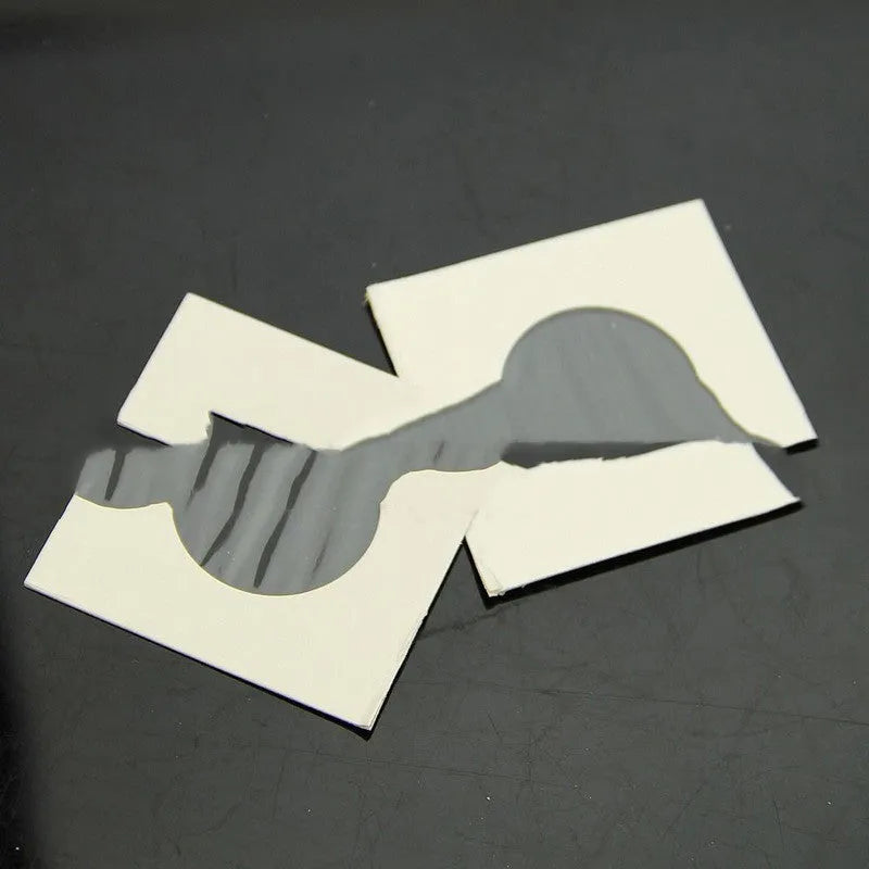 White paper coin protector clips set of 50 pieces in transparent OPP bag