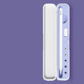 Hard protective case for Apple Pencil 1st and 2nd generation in choice of colours, showing interior with slots for pencil and adapter.