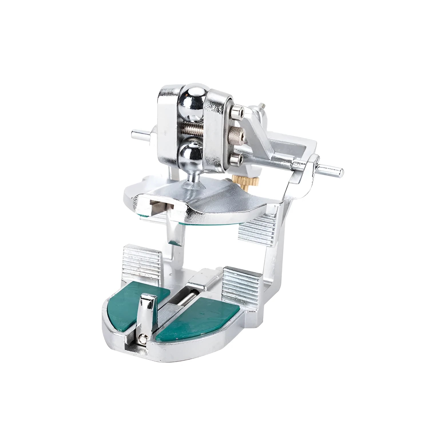 Korean dental articulator with metal frame and adjustable central pin