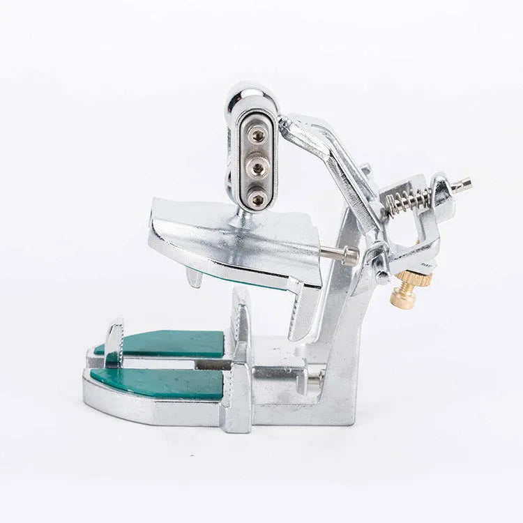 Korean dental articulator with metal frame and adjustable central pin