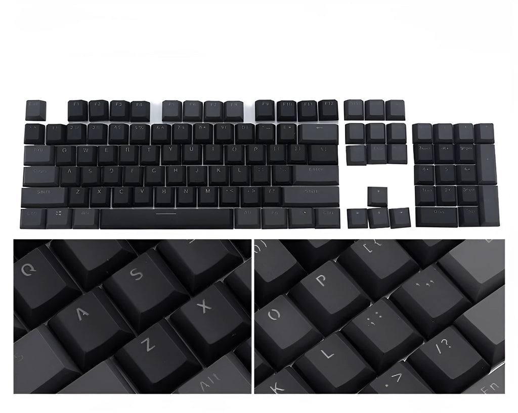 Two-colour ABS mechanical keyboard key cap in blue and white for universal fit