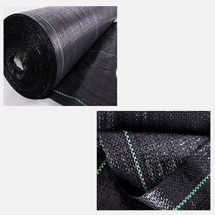 Black PE weed-proof grass cloth for farmland and greenhouse weed suppression in multiple size options