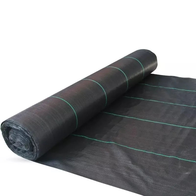Black PE weed-proof grass cloth for farmland and greenhouse weed suppression in multiple size options
