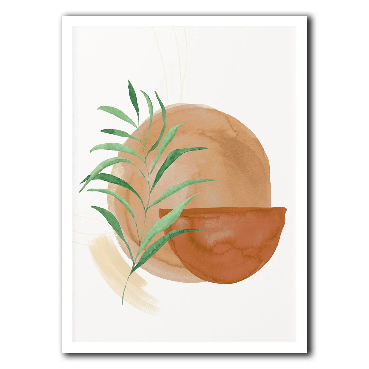 Bohemian style canvas wall art painting in multiple available sizes
