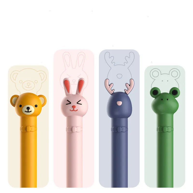 Silicone Apple Pencil protective cover in Obedient rabbit colour, wallet style, on white background
