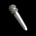 BJD mini microphone doll prop approximately 6cm in sky blue, silver, pink or rose red for concert photos