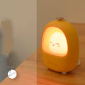 Cartoon bedside night light with touch switch and dimmable LED lighting