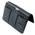 Multi-compartment handheld iPad storage bag waterproof anti-collision lock closure black 13 inches