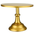 Three-tiered metal dessert stand with black, white, pink, and gold colour options.