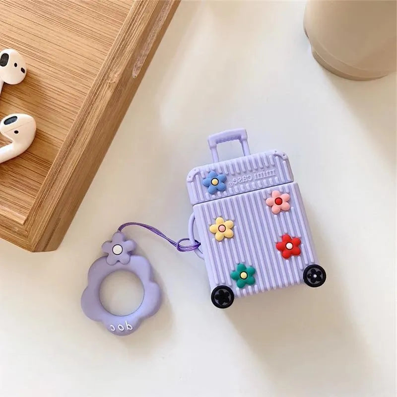 Silicone flip cover for Apple AirPods 1st and 2nd generation in multiple colours