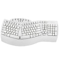 Perixx Periboard-512 white and black ergonomic split keyboard with UK layout