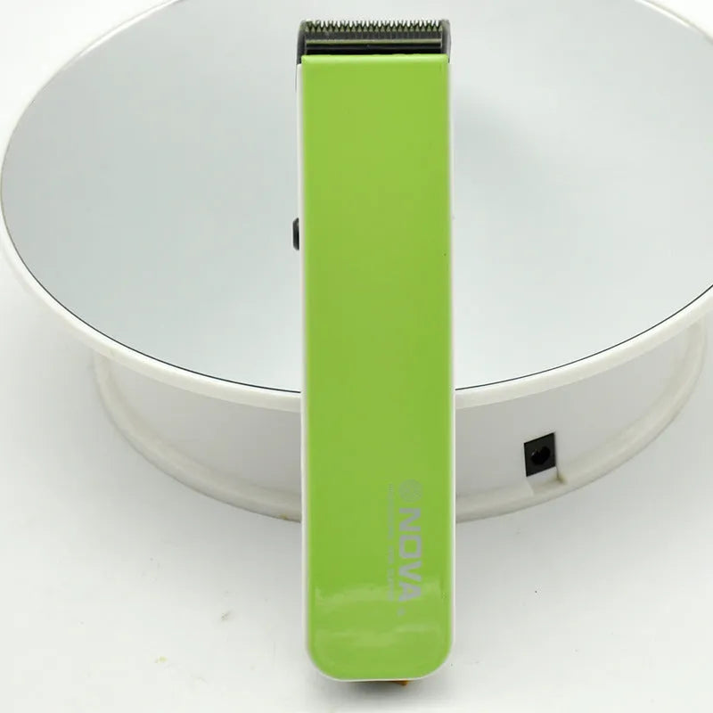 Electric hair clipper with removable blade head in multiple colour options showing 155mm length