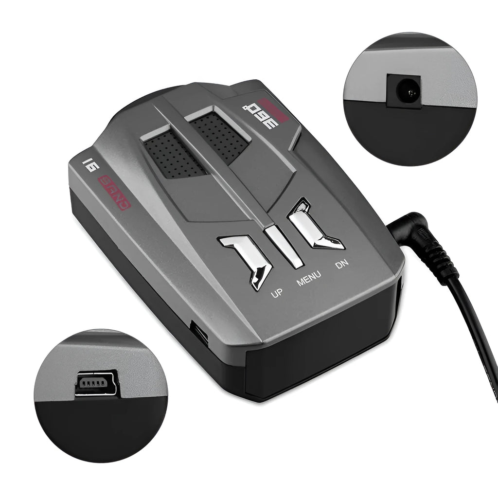 Radar speedometer with digital tube LED display and USB interface