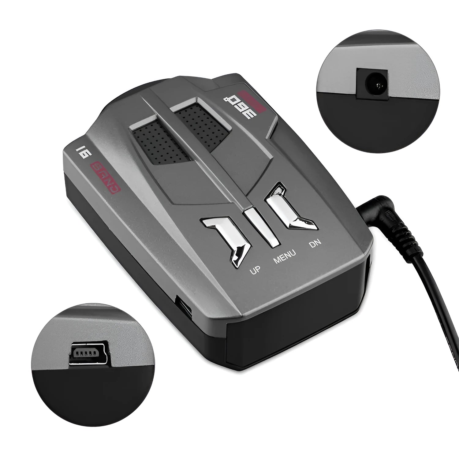 Radar speedometer with digital tube LED display and USB interface