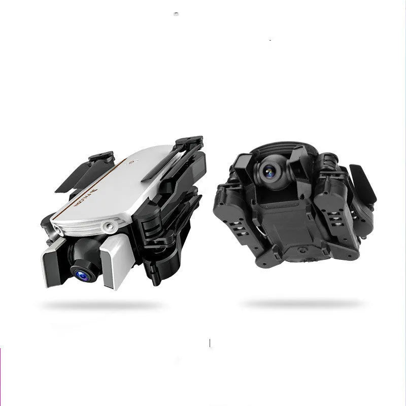 4K HD professional remote control quadcopter in black with one-key return and headless mode