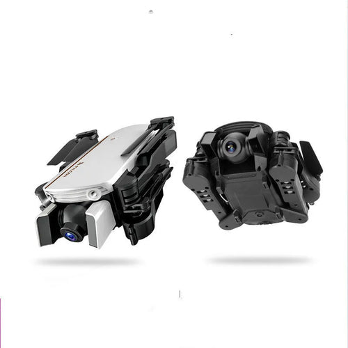 4K HD professional remote control quadcopter in black with one-key return and headless mode