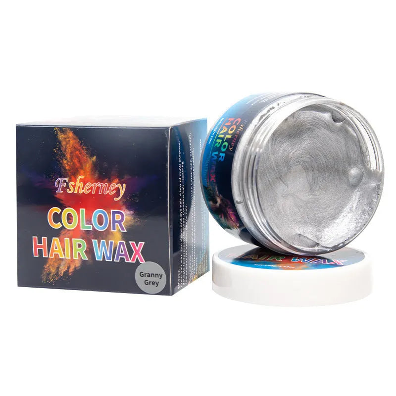 120g tub of hair styling clay for strong hold and temporary colour in nine different shades.