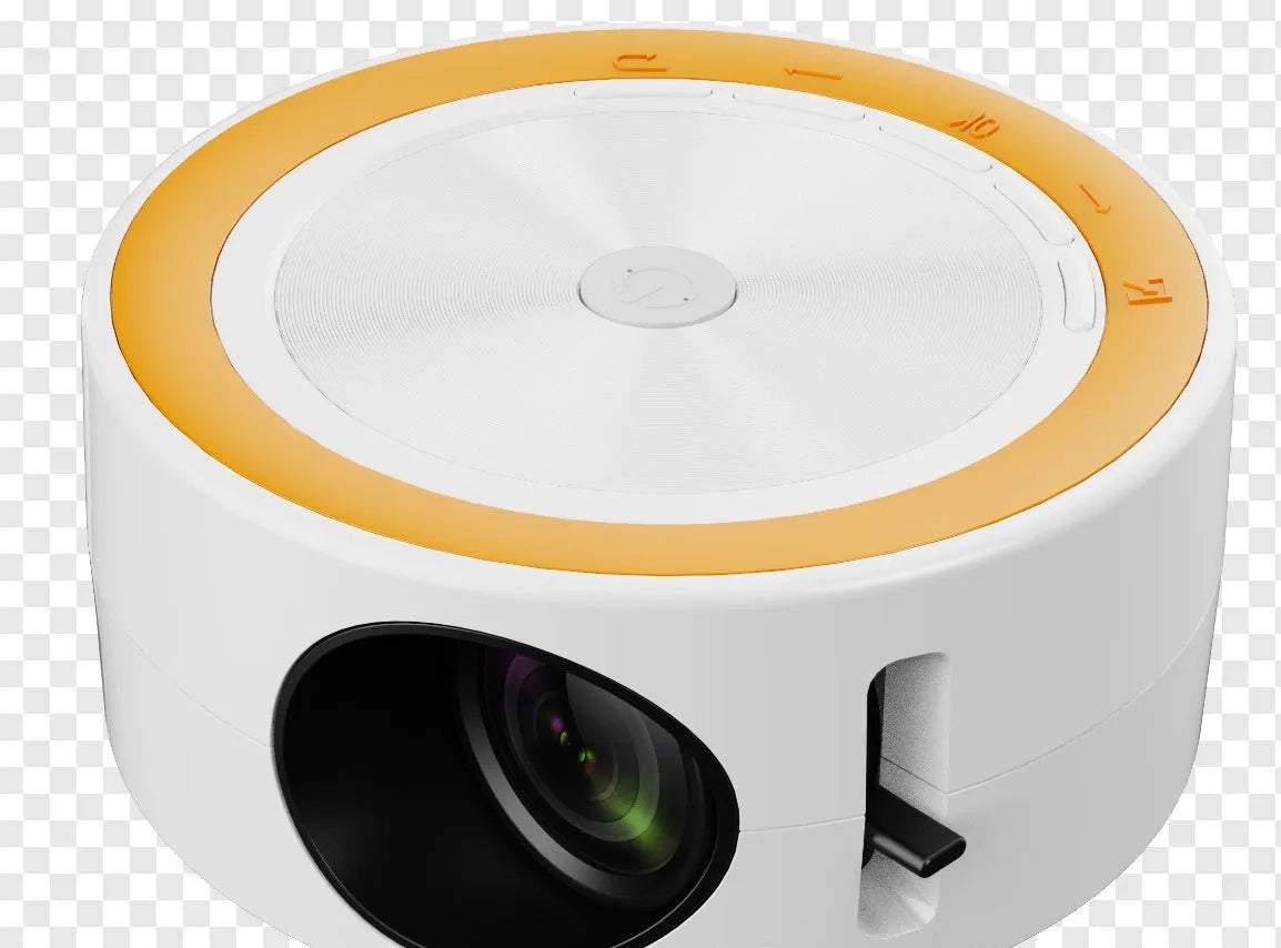 Home wired LED projector with same screen projection in portable 110x47mm design