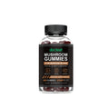 Pack of 60 mushroom gummies dietary supplement in transparent PET packaging