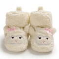 Baby toddler soft sole cotton boots with Velcro fastening, multiple colours, sizes 11-13cm