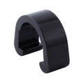 Aluminium alloy C buckle in assorted colours, showing dimensions of 10.2mm by 13mm.