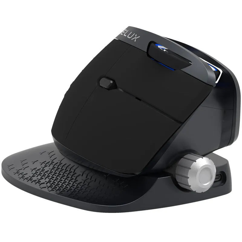 Black M618X wireless Bluetooth gaming mouse with 6 buttons and Type-C charging cable