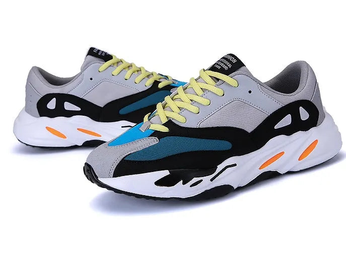 PELIAM low-top trainers in black or grey, sizes 39-44, foot length 245-270mm