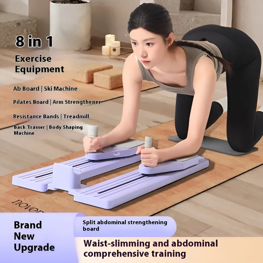 Split fitness board in Mysterious Black for home waist training workouts